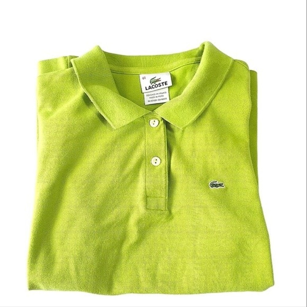Sale 💫💫💫Lacoste Bright Green Polo - Picture 2 of 4